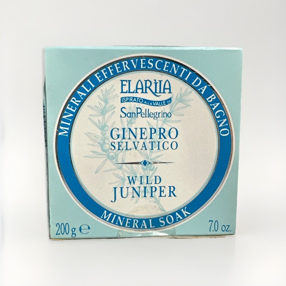 Elarila SanPellegrino Wild Juniper Mineral Soak 7 oz‎ New
